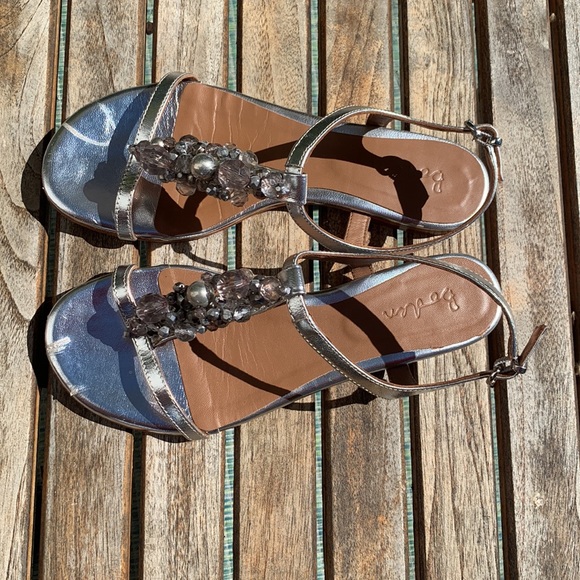 Boden Embellished silver sandals - Picture 4 of 10